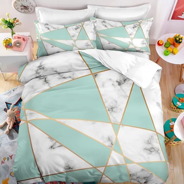 Housse De Couette Lion ZTYROLJ 90x190cm - Microfibre Douce Avec Taie 40x60cm | Parure Lit Enfant 1 Personne