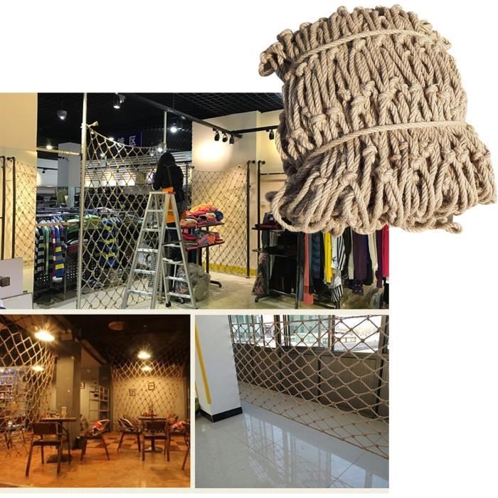 Filet Décoratif En Corde,Filet En Jute Et Chanvre Naturel