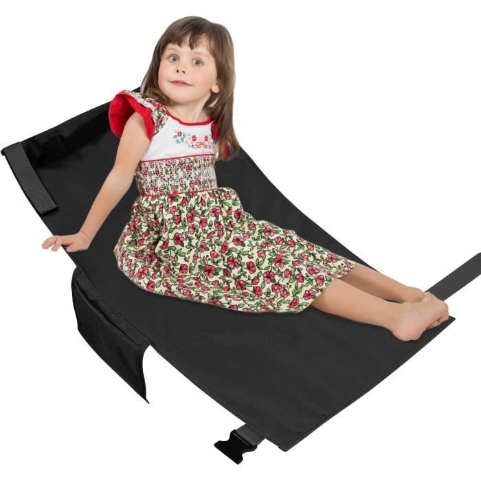 Repose-pieds Avion Enfant - Hamac Portable Réglable - Pour Voyages Long-courrier (avion, Voiture, Train)
