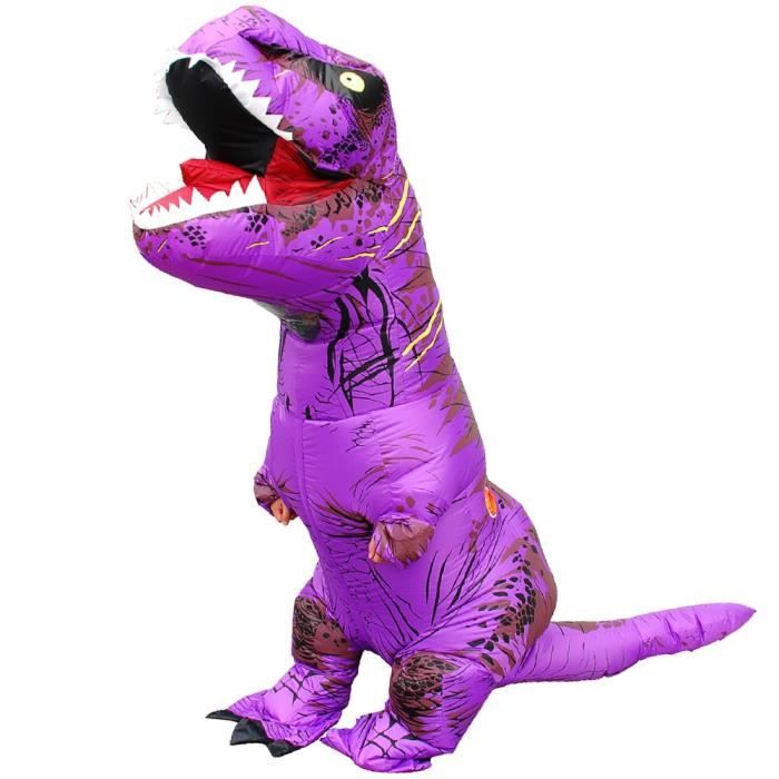 Costume Dinosaure Gonflable Adulte T-Rex - Taille Unique 150-190cm, Avec Pompe, Très Réaliste