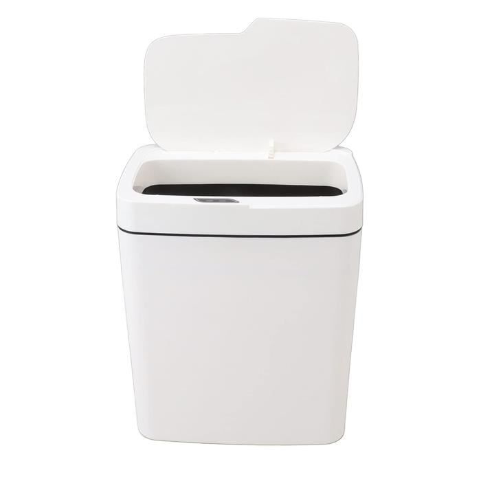 YEEFIGRO Poubelle De Salle De Bain Autoatique De 15 Litres Avec Couvercle, Poubelle Sans