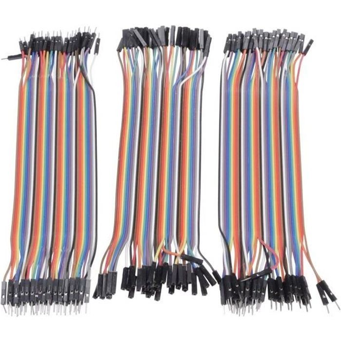 3pin femelle vers femelle Jumper fils sans soudure 20 cm ruban Arduino 