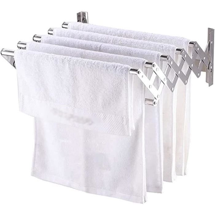 Tringle à vêtements en Bois à 2 Niveaux, présentoir à vêtements Pliable et Moderne avec étagère de Rangement inférieure (Couleur : Bois, Taille : 120 cm