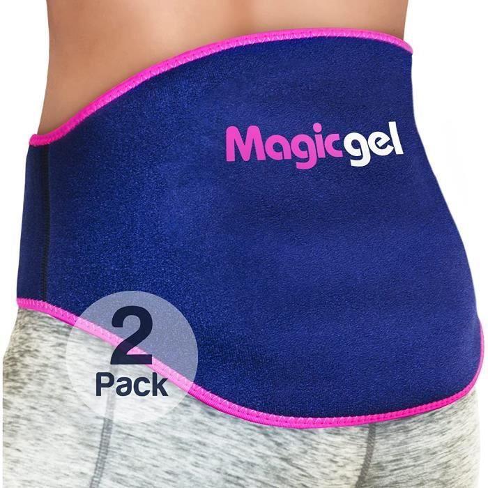 Navaris Lot De 2 Poches De Glace Gel Pour Cheval – Guêtres Genou 40 Cm Avec Scratch – Équipement Équitation Poney & Cheval – Compresses Froides Réutilisables