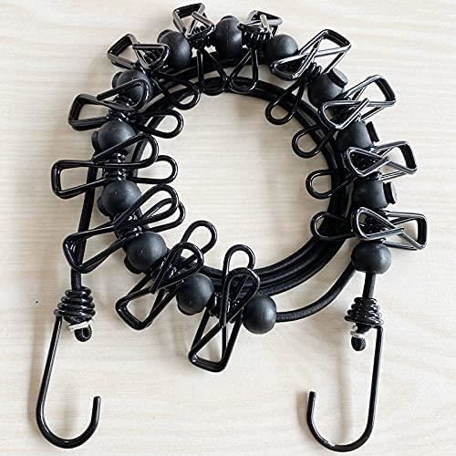 Corde à Linge Portable 8 M - Antidérapante, Résistante Au Vent, Pour Extérieur, Camping, Voyage