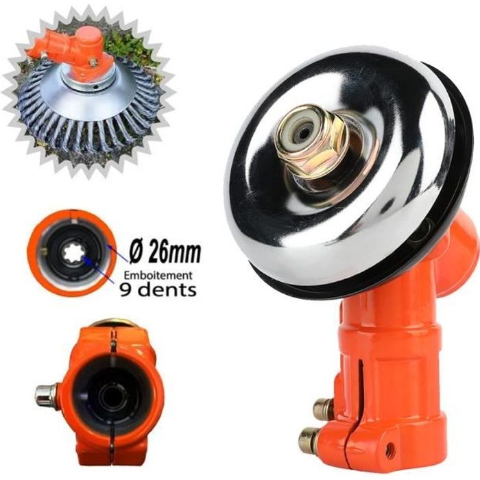 Tête D'engrenage Métal 10 Dents Pour Débroussailleuse Echo 225, 2620, 310, FS90 - Pièce De Rechange