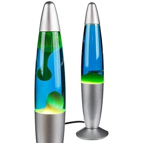 Lampe à Poser - Lampe Magma - Rétro - Vert-Bleu - 34 cm