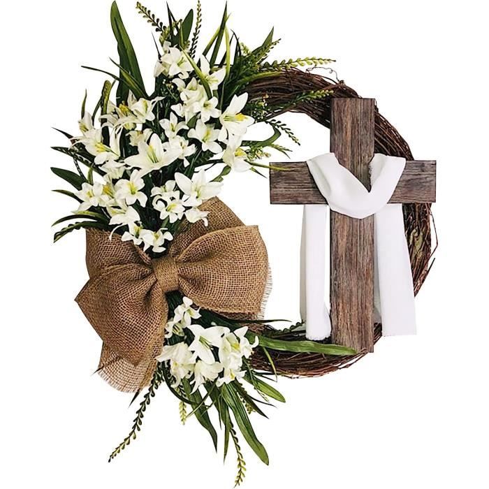 Couronne D'automne Artificielle Thanksgiving - 50 Cm, Décoration Porte Ou Mur, Intérieur/extérieur, Pour Fête Des Récoltes