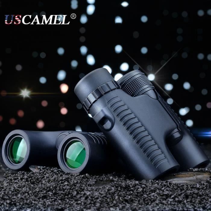 Jumelles USCAMEL 10x42 HD - Prismes BAK4 étanches - Pour Observation Oiseaux Et Voyages