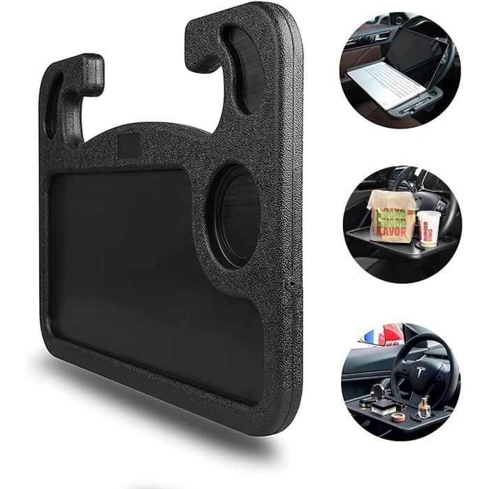 Plateau Porte-gobelet Pour Voiture - Pivotant 360°, Dimensions ~20x21x33 Cm - Pour Repas, Snacks, Camping, Caravane, Yacht - 7