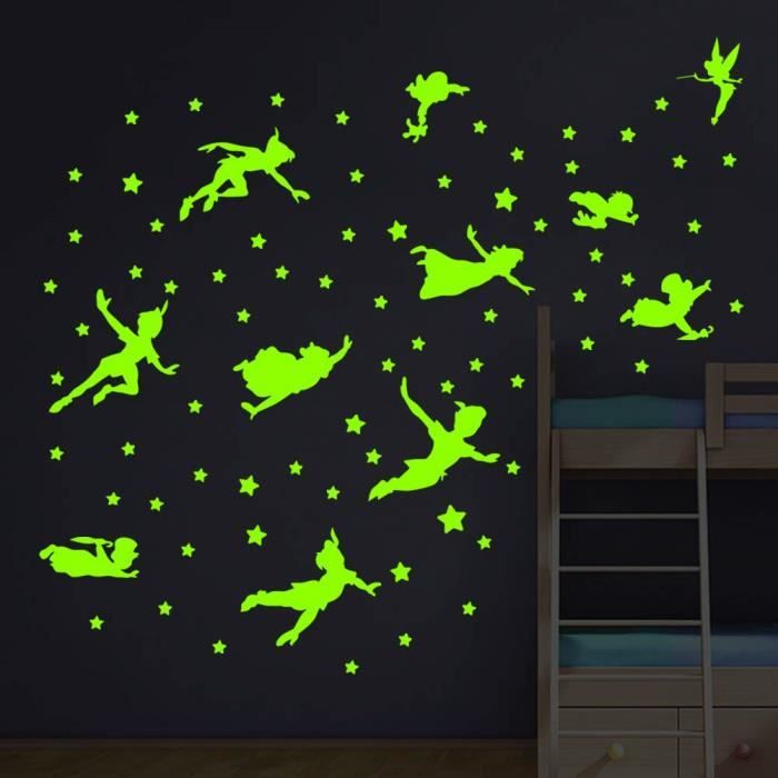 Decalmile Stickers Muraux Lumineux Peter Pan Autocollant Fluorescent Conte De Fees Etoile Decoration Murale Chambre Bebe Fille Pe Achat Vente Stickers Cdiscount Decalmile Stickers Muraux Lumineux Peter Pan Autocollant Fluorescent Conte De Fees Etoile Decoration Murale Chambre Bebe Fille Pe Achat Vente Stickers Cdiscount