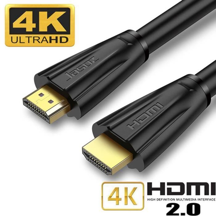 Ototon® 2M Câble HDMI 2.0 Ultra HD Haute Vitesse 4K Premium Haut
