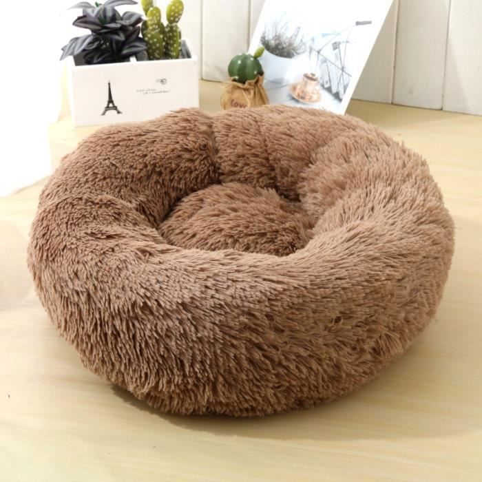 Meilleurs prix pour GOGOLOVING Grand Lit Rond Doux De Cheveux Longs, Approprié Pour Des Chats Et Des Chiens Berceau D’animal Familier,100 X 100cm