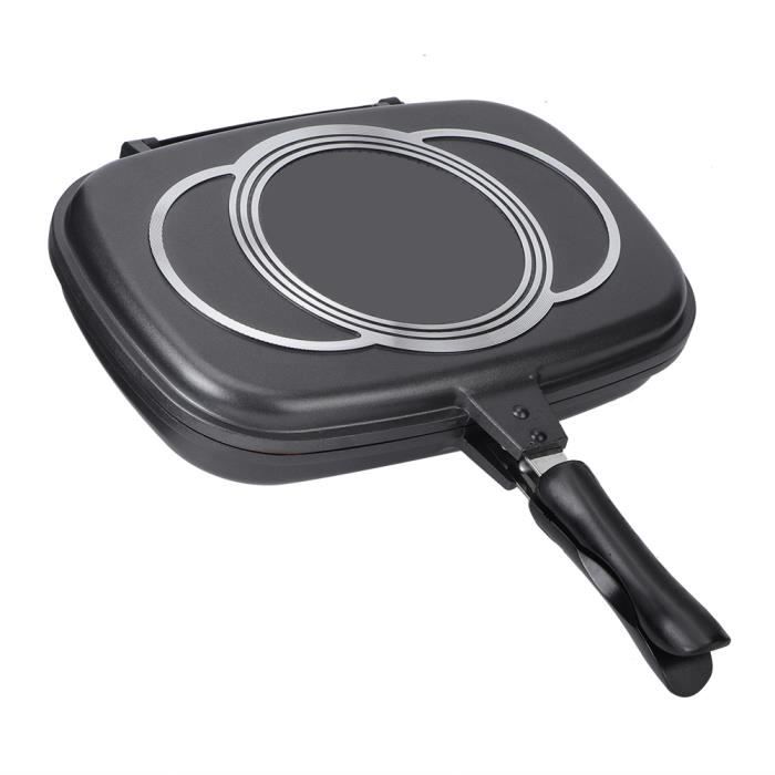 BEL Poêle à Frire Flip Double Face Antiadhésive Barbecue Outil De