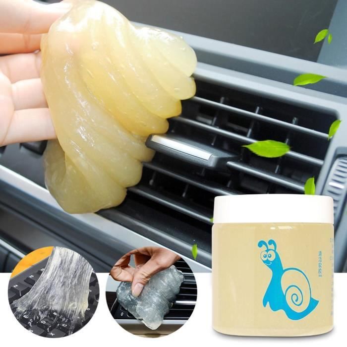 Eponge-chiffon,Nettoyeur de Gel anti-poussière pour voiture,Kit de  nettoyage pour ordinateur portable - Type WHITE