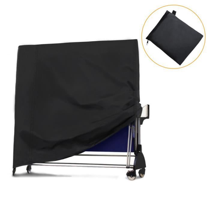 Housse De Protection Imperméable Pour Table De Ping-Pong Extérieur 165x70x185 Cm – Oxford 210D Résistante UV, Pluie, Neige Et Poussière