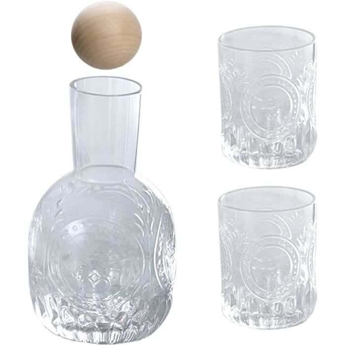 Ensemble De Carafe à Eau Transparente Avec Gobelet En Verre Pour Table