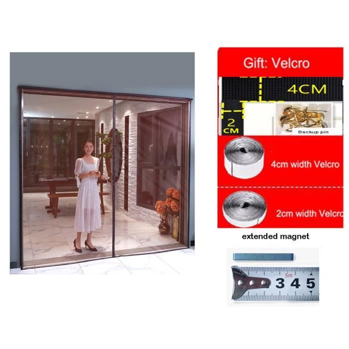 Rideau De Porte Magnétique Puissant Moustiquaire De Grande Taille À