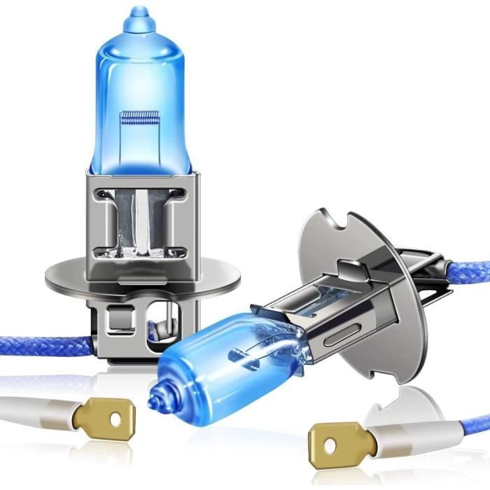 WinPower H18 Ampoules Halogènes Phares 12V 65W - 4300K Lumière Blanche Chaude - Feux De Brouillard - Lot De 2