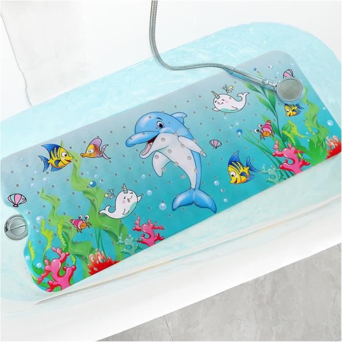 Tapis De Douche Antidérapant 48x48 Cm - Ventouses, Lavable Machine, Jaune Clair, PVC - 2