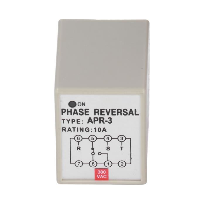 Relais De Séquence Phase Sous Et Surtension Triphasé 3*380VAC Avec Neutre GKV-12