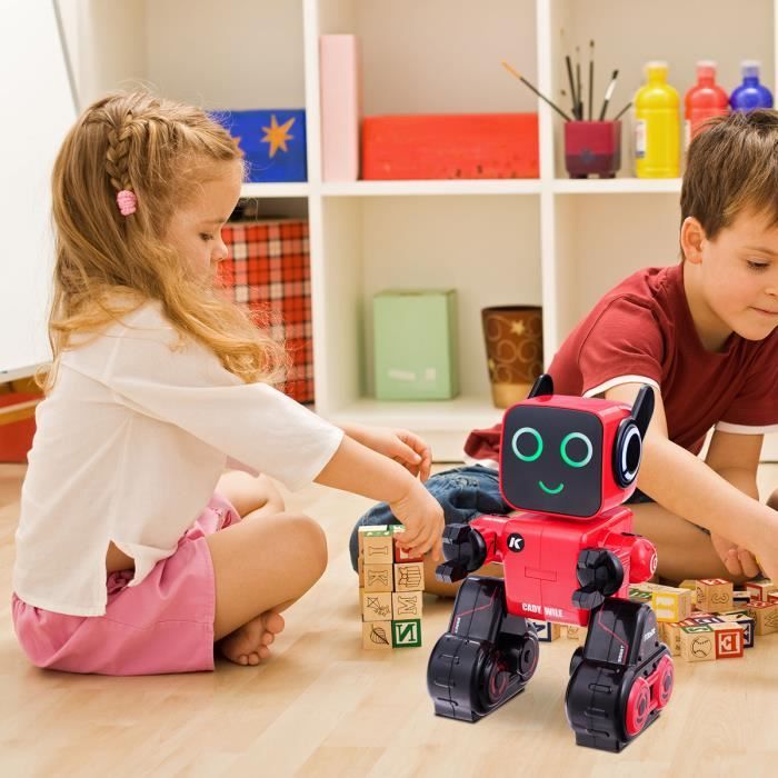 Robot Télécommandé Licorne Émotionnelle Interactive Avec LED - Jouet Enfant 3-7 Ans Rose