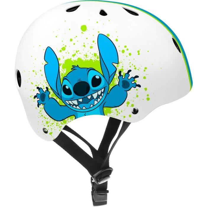 Casque de Skate - DISNEY - STITCH - Tour de tête réglable 53/57cm - Aérations et mousses internes pour plus de confort