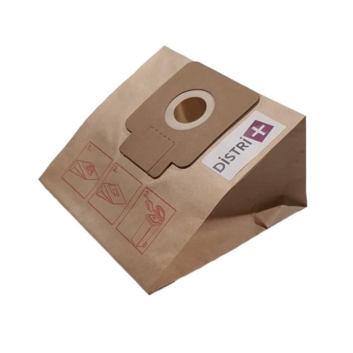 Sac aspirateur compatible MOULINEX - ROWENTA 10 sacs papier