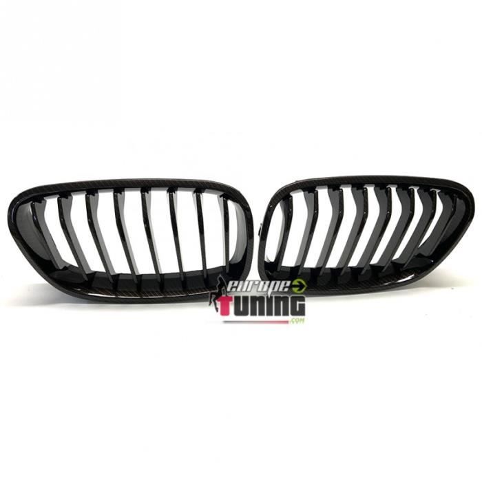 GRILLES CALANDRES SPORT LOOK CARBONE BMW SERIE 1 F20 F21 PHASES 1