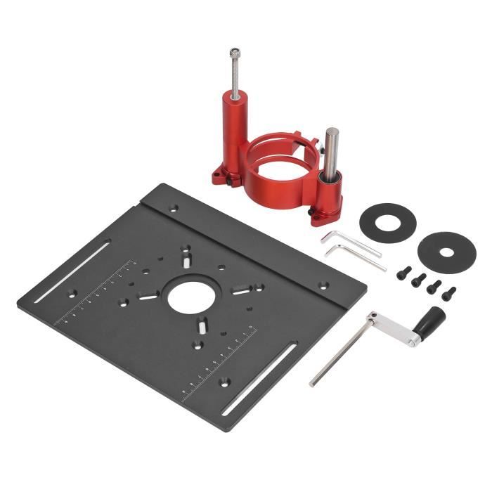 Ascenseur De Routeur Avec Plaque Aluminium - Kit Levage Précision Pour Table De Router