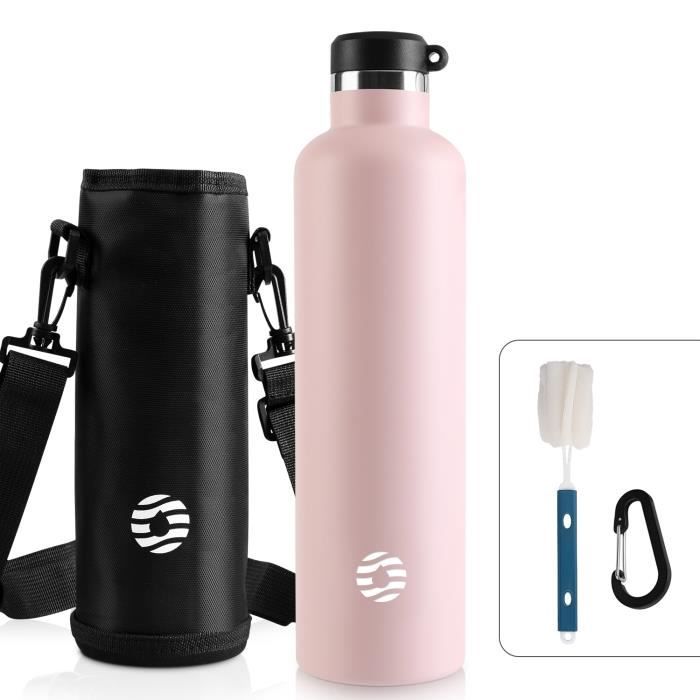 Sac De Sport Magnétique ENIVAN Avec Gourde Isotherme 1L - Fixation Aimantée, étanche, Poche Téléphone, Bandoulière, Pour Gym, Fitness