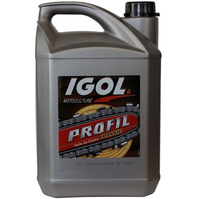 Huile de chaîne filante IGOL pour tronçonneuse et élagueuse -