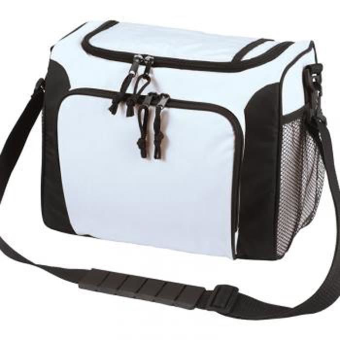 Sac isotherme vélo cyclotourisme fixation guidon 1802721 blanc