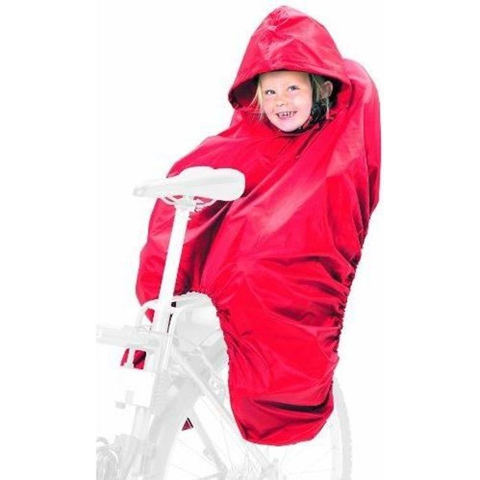 Poncho imperméable enfant - Hamax - Rouge - Taille Unique