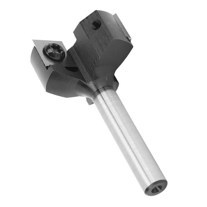 Fraises Pour Métal, Fraise Carbure Cémenté Diamètre 25 Mm 6 Flûtes Queue D'aronde Tige Droite