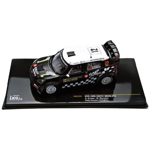 Miniature IXO Mini John Cooper Works Rallye De Suède 2012 - N°12, A.Araujo, Neuve, échelle 1/43