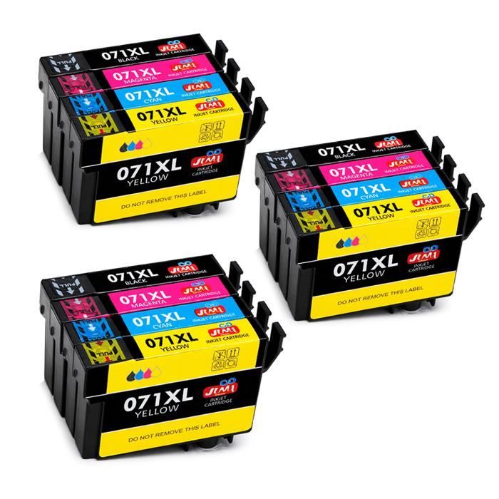 T0711/T0712/T0713/T0714 Lot de 5 Cartouches d'encre compatible avec Imprimante  Epson Stylus DX4050 - Cartouche d'encre - Achat & prix