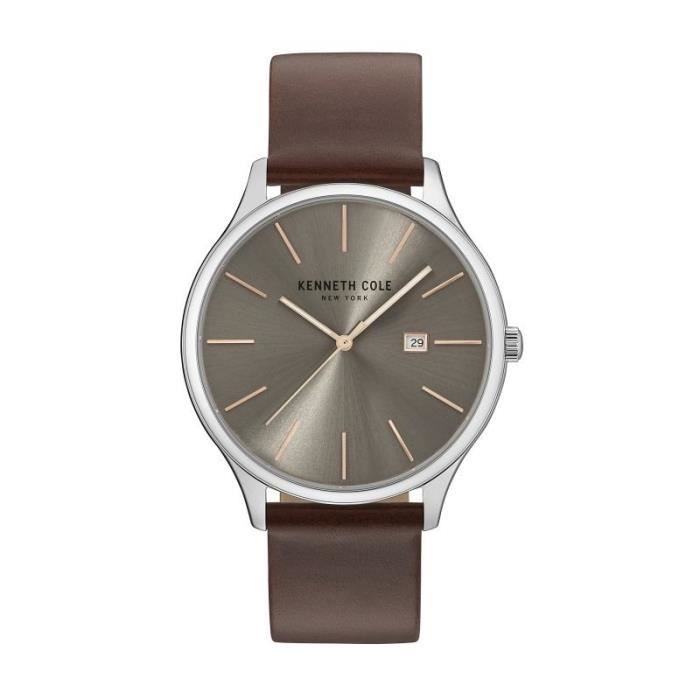 Montre Classic COLE Homme Gris KC15096003 42 mm Cdiscount Bijouterie