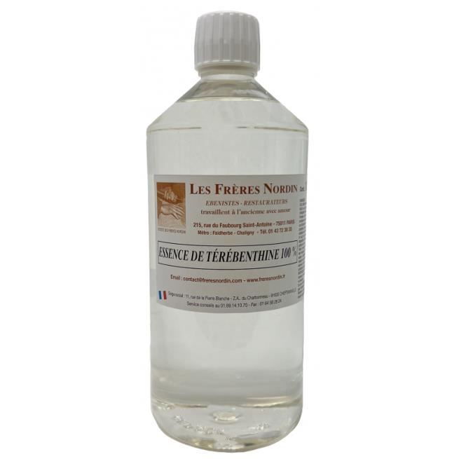 Essence de térébenthine 100 1L "LES FRERES NORDIN" Cdiscount Au quotidien