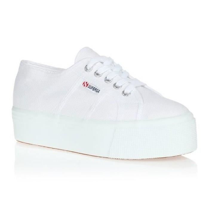 SUPERGA Baskets 2790 Linea Up And Down Blanc Femme Blanc - Cdiscount  Chaussures