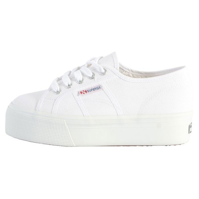 superga plateforme blanche