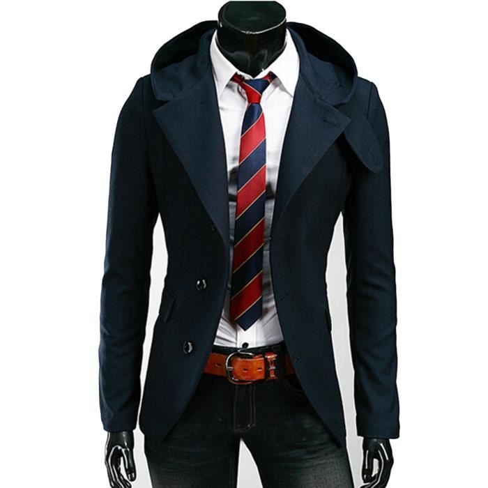 Manteau Sport Blazer Hugo Boss Behood-D - Taille US 38 (IT 48) - Slim à Capuche - Neuf Avec étiquettes