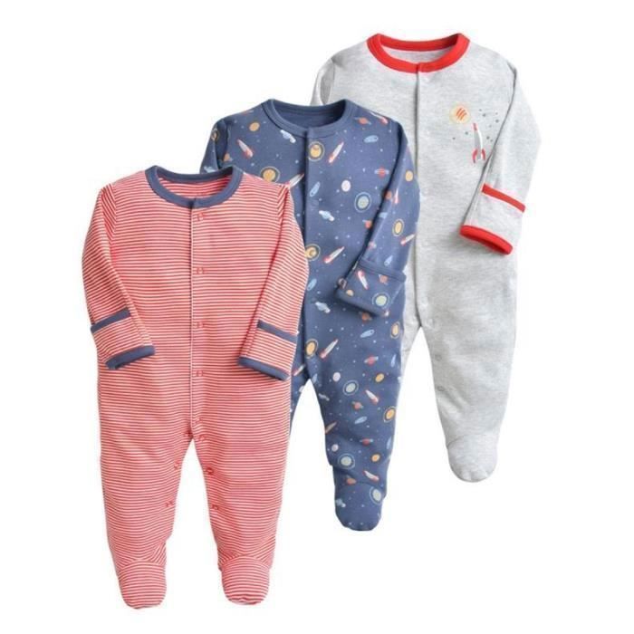 Pyjama bébé blanc ours 3 mois Timouki