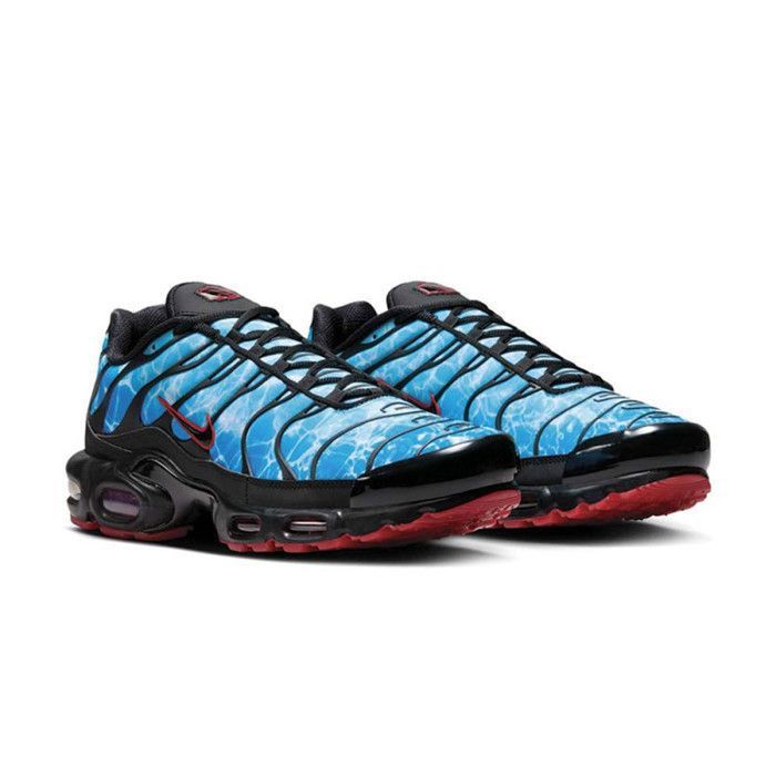 Nike Baskets Nike Air Max Plus GS – Bleu & Noir – Silhouette cultissime et inspiration marine