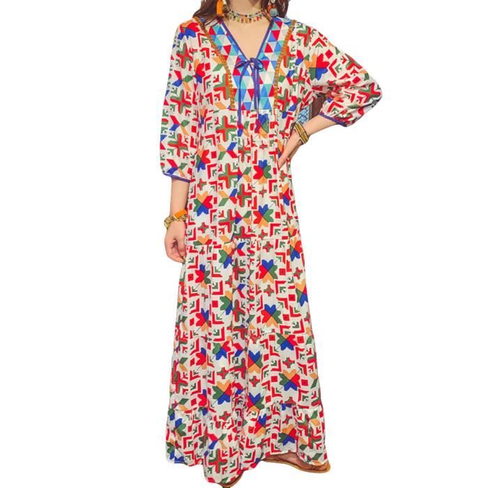 Robe de Plage Femme Été Cache-Maillots de Bikini Transparent Tunique Sarong Beachwear Bohème