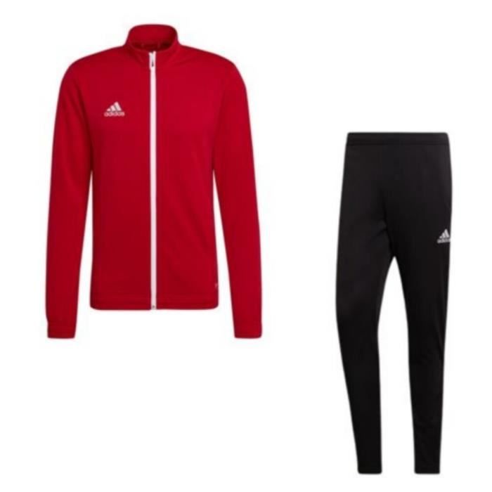 Jogging Multisport Homme Adidas Aerodry Rouge et Noir - Respirant - Manches longues