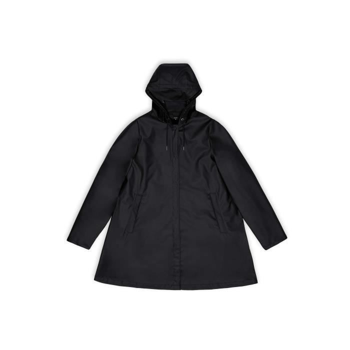 Veste impermeable femme Rains A line W3 noir L