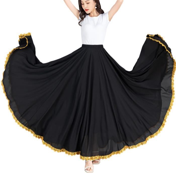 Jupe Ballet Tulle Femme - Danse Flamenco, Classique, Swing 720°, Taille élastique (S à XXL)