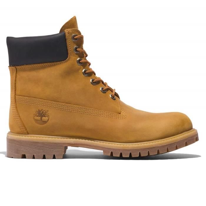Bottes Homme TIMBERLAND Icon 6 Inch Premium Wp - Beige - Cuir - Lacets
