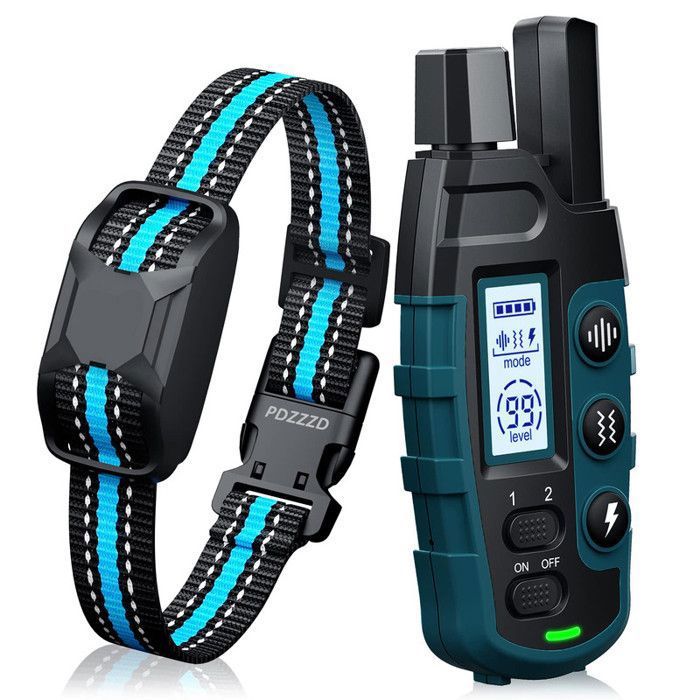Comparer les prix de Collier Dressage Chien avec Télécommande 2600m Collier Anti aboiement pour Chiens de 3 à 55 Kg Rechargeable étanche 3 Modes